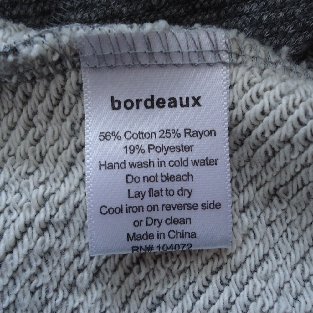 Anthropologie Bordeaux Cardigan M Longer Length - Picture 6 of 7